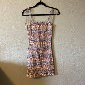 SMALL RAINBOW FITTED DRESS